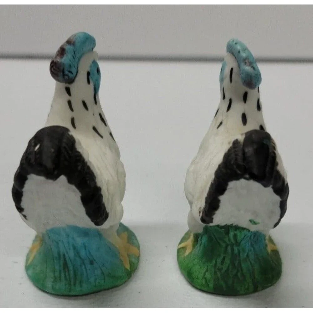 Vintage Porcelain Chicken Salt And Pepper Set Japan Very Old